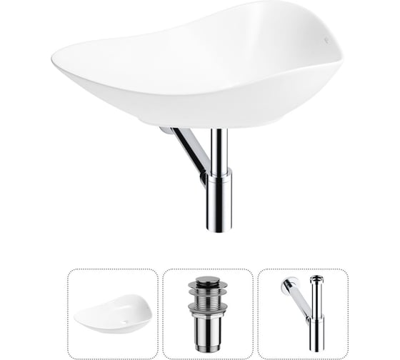 Изображение товара Набор Wellsee 3 в 1 Nexus Flex накладная раковина 60x42 см 20214035R