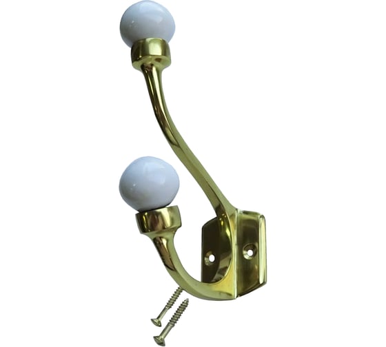 Изображение товара Крючок Левша L.Baskerville ASTORIA с керамикой LB-184 Латунь У2-6329.З