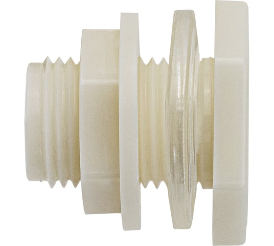 Изображение товара Штуцер врезка в бак MasterProf 1/2, с прокладкой, пластик, 5 шт ДС.071964.5