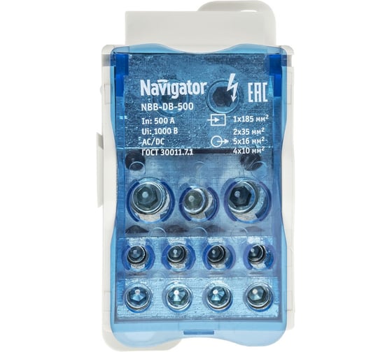 Изображение товара Распределительный блок Navigator 61 083 NBB-DB-500 1 шт/упак 61083