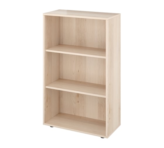 Изображение товара Стеллаж Монолит Канцлер низкий (700x338x1135) Бук артизан перламутровый39 КЦ13.39