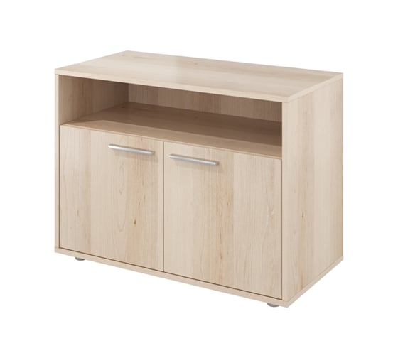 Изображение товара Тумба Монолит Канцлер для оргтехники (900x446x670) Бук артизан перламутровый39 КЦ08.39