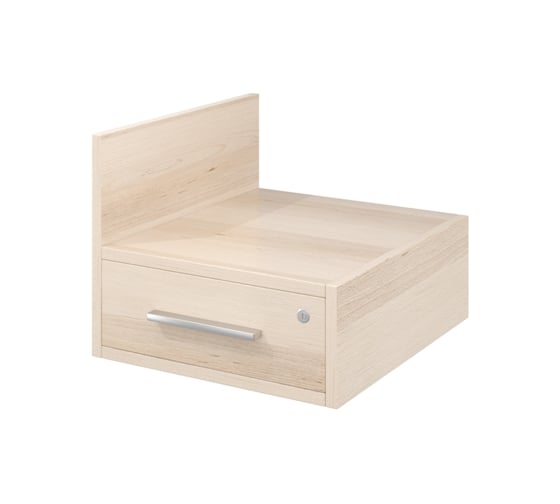 Изображение товара Тумба Монолит Канцлер подвесная 1 ящик (402x404x340) Бук артизан перламутровый39 КЦ11.39