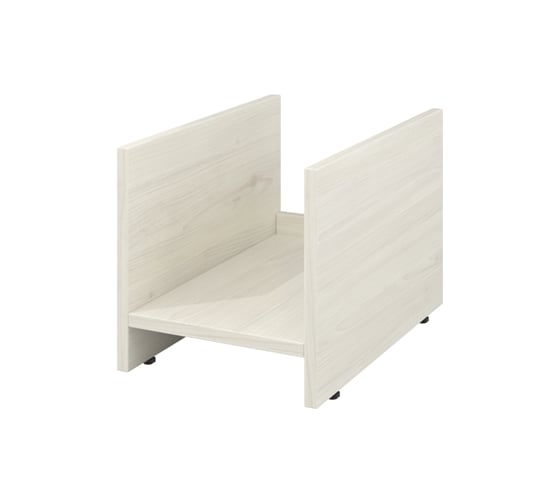 Изображение товара Подставка под системный блок Монолит Канцлер (450x290x303) Скандинавское дерево белое38 КЦ12.38