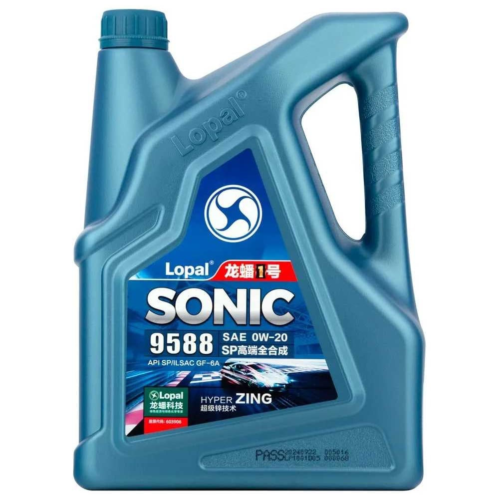 Изображение товара Моторное синтетическое масло Lopal SONIC 9588 SP 0W-20 4л для легковых и грузовых авто