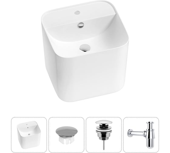 Изображение товара Набор Wellsee 4 в 1 M1 Limited Edition подвесная раковина 45x42 см 20217249R