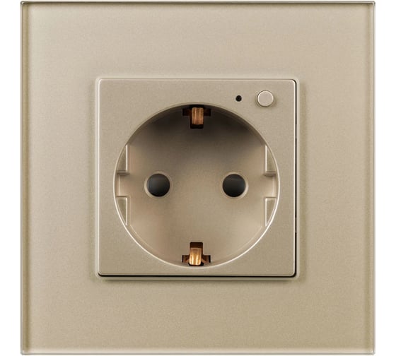 Изображение товара Розетка электрическая Arlight с Zigbee управлением SCT-OMALI-EUZB1-PL-GD 1шт 0 050218