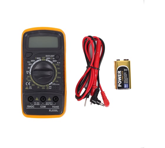 Изображение товара Мультиметр Крал XL830L цифровой тестер с подсветкой дисплея 5658