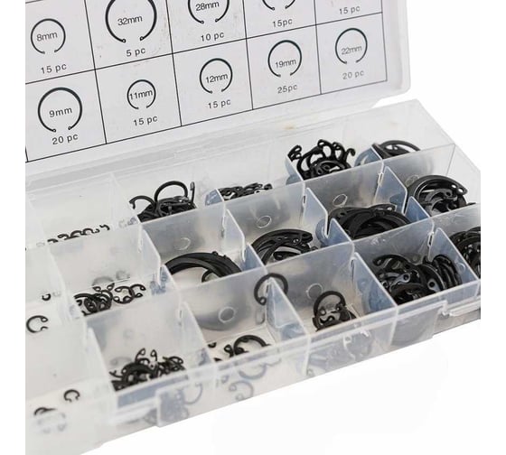 Изображение товара Набор стопорных колец Крал D=3-32 мм 300 шт. 4073