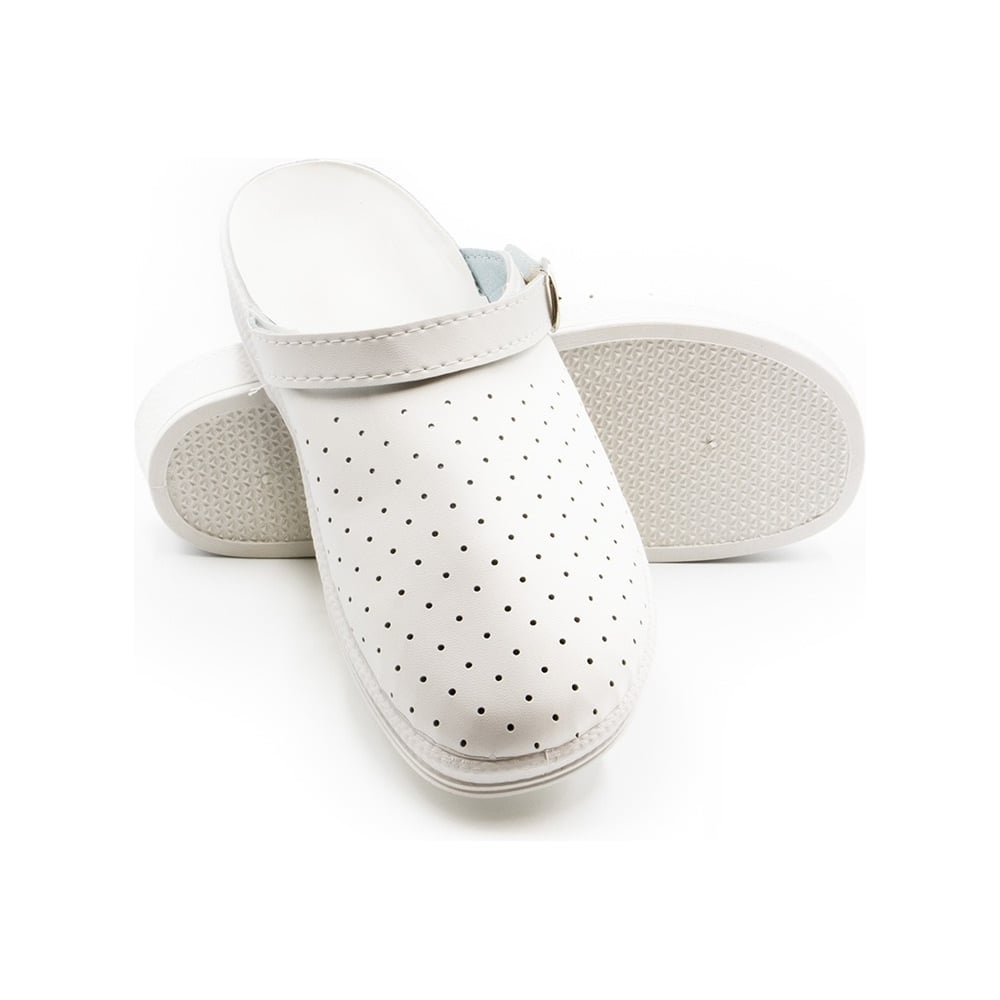 Изображение товара Сабо кожаные мужские белые Прабо р-р 41 26760