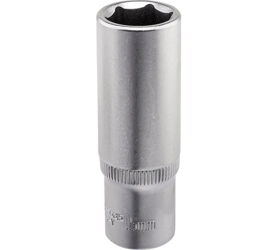 Изображение товара Головка глубокая 6-гранная JCB 15 мм, 3/8DR" JCB-5356315(61839)
