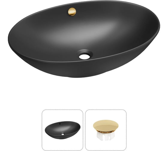 Изображение товара Набор Wellsee 2 в 1 Bliss накладная раковина 63x42 см 32820203R