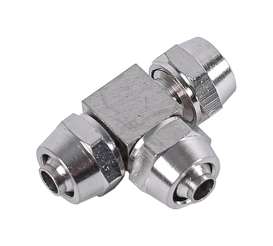 Изображение товара Фитинг Крал Т-образный металлический под шлаг 8 мм (10 шт) 2798