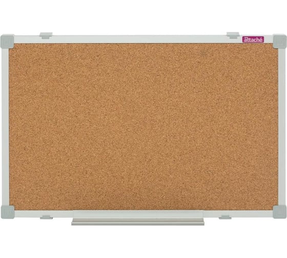 Изображение товара Пробковая доска Attache Iron 30x45 см алюминиевая рамка 1419473