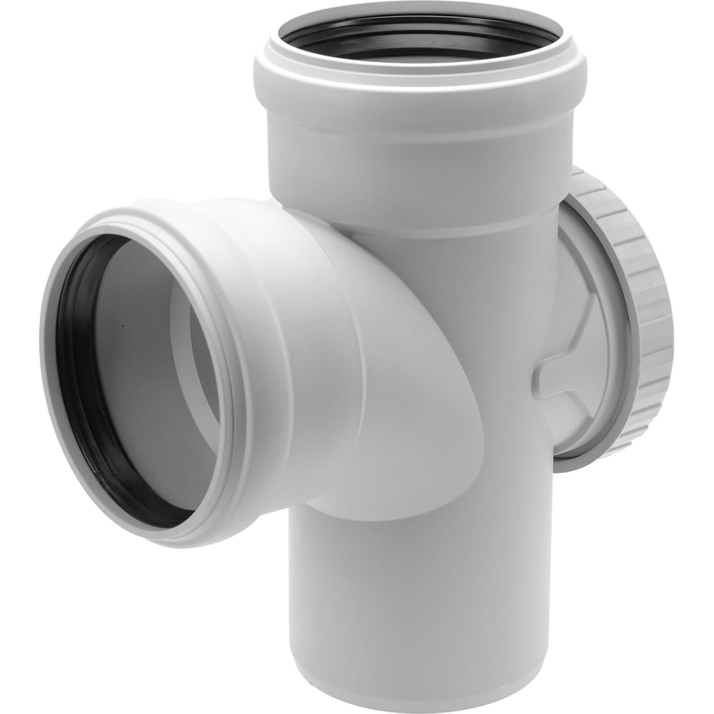 Изображение товара Ревизионный тройник Ostendorf 110х110 мм 87 градусов для внутренней канализации