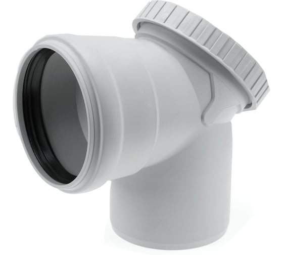 Изображение товара Ревизионный отвод Ostendorf 110 мм. 87 градусов,бесшумной канализации Skolan Safe, SKBR 335145