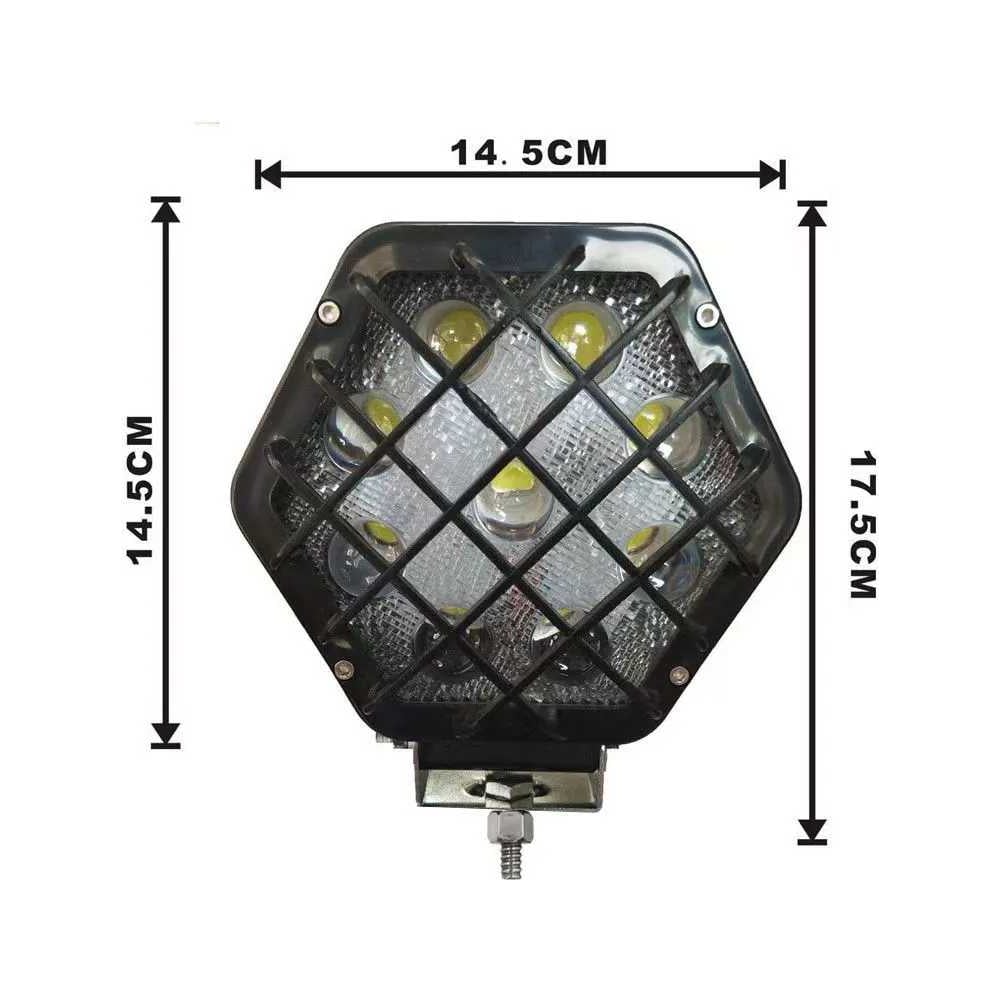 Изображение товара Светодиодная фара Крал 145x145 мм ромбическая, 12-24В, 36Вт, 9 диодов