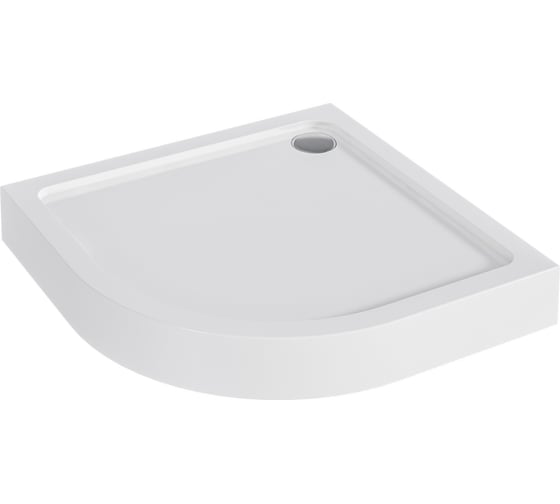 Изображение товара Поддон акриловый 1Marka FLAT 100x100 1/4 комплект 01фл1010чкК