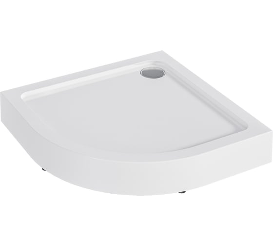 Изображение товара Поддон акриловый 1Marka FLAT 90x90 1/4 комплект 01фл9090чкК