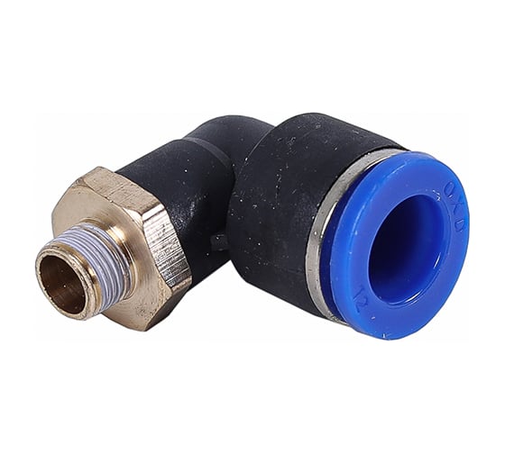 Изображение товара Фитинг трубки ПВХ Крал угловой ( наружн. резьба ) M10х1-12 мм (10 шт) 3069