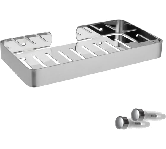 Изображение товара Полка прямоугольная одноэтажная FIXSEN HOTEL хром FX-31003R