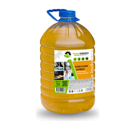 Изображение товара Средство для мытья посуды Green Industry Food Clean express 5 л 100114