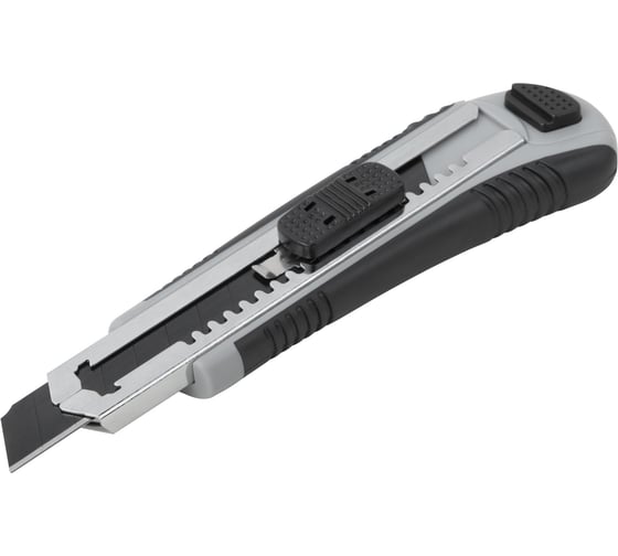 Изображение товара Малярный нож c черными отламывающимися лезвиями HANSA SK4 18 мм 631018