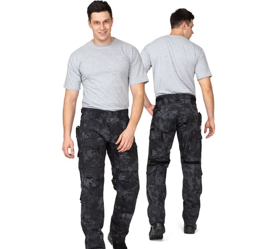 Изображение товара Брюки мужские Прабо Tactical КМФ питон ночь, р. 108, рост 170-176 18505