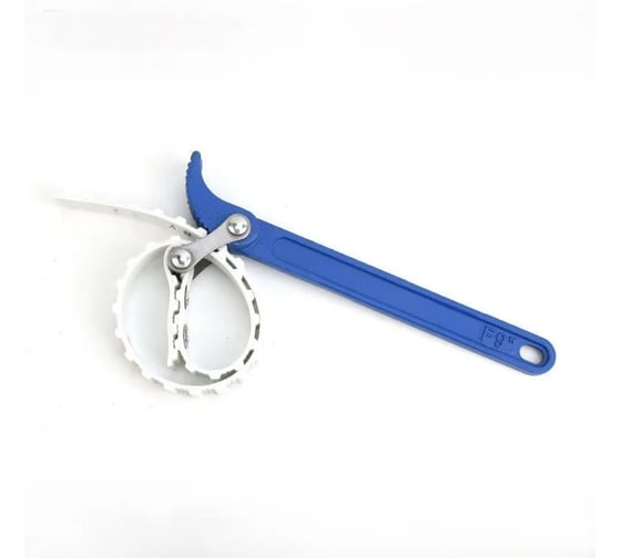 Изображение товара Ременной ключ для масляного фильтра регулируемый ручной, 200мм Vitatools remennoy-klyuch-maslyanogo-filtra-200mm