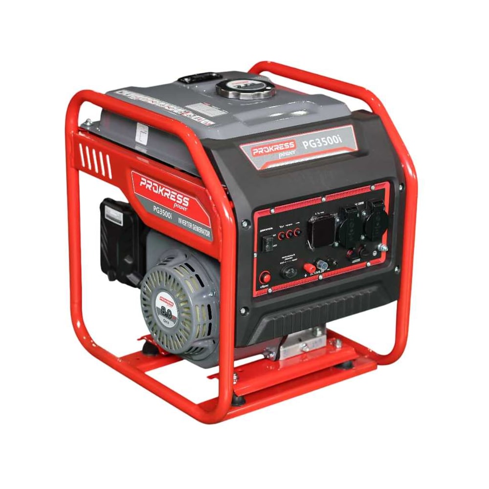 Изображение товара Генератор инверторный PROKRESSPOWER PG3500i (3.3кВт, 7л, 25кг) открытый РБ000035749