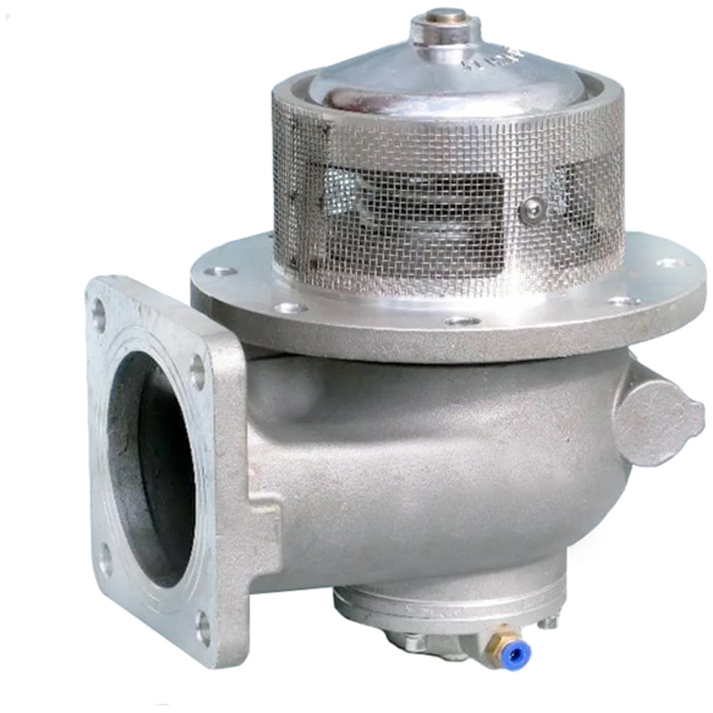 Изображение товара Пневматический донный клапан, квадратный фланец, алюминий, 4in, TITAN LOCK TL400PBV-S