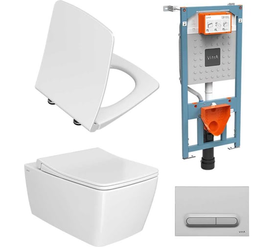 Изображение товара Комплект унитаз с инсталляцией VITRA Metropole L-Box 9820B003-7201