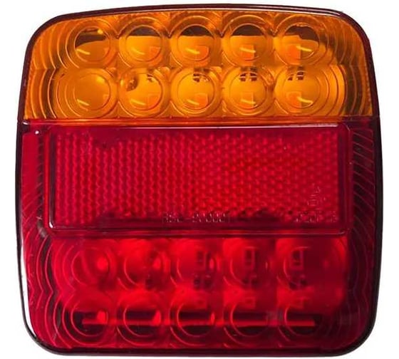 Изображение товара Фонарь задний Крал Светодиодный 12-24 вольта красный и желтый 5761