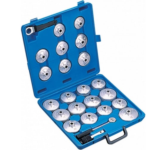 Изображение товара СТАНКОИМПОРТ Съемник масляных фильтров чашка 23 предмета Станкоимпорт KA-6544