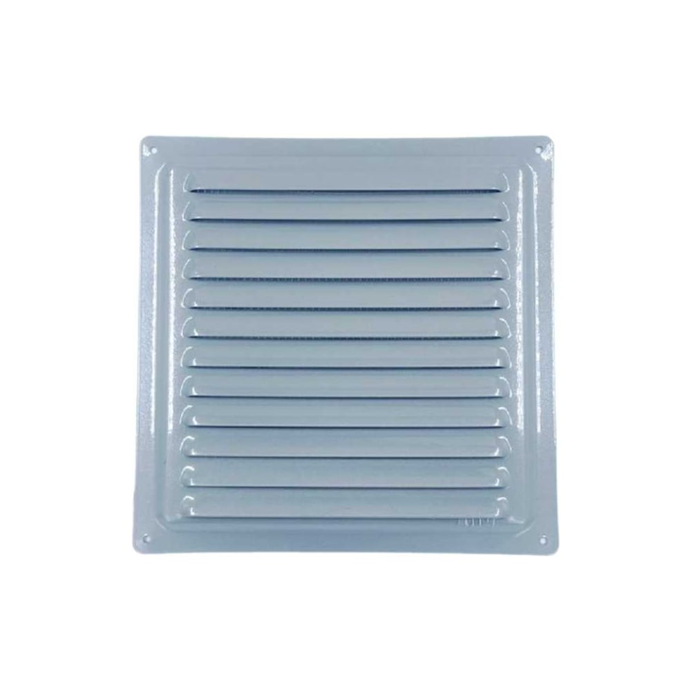 Изображение товара Решетка металлическая ВИЕНТО 250x250 серый с москитной сеткой