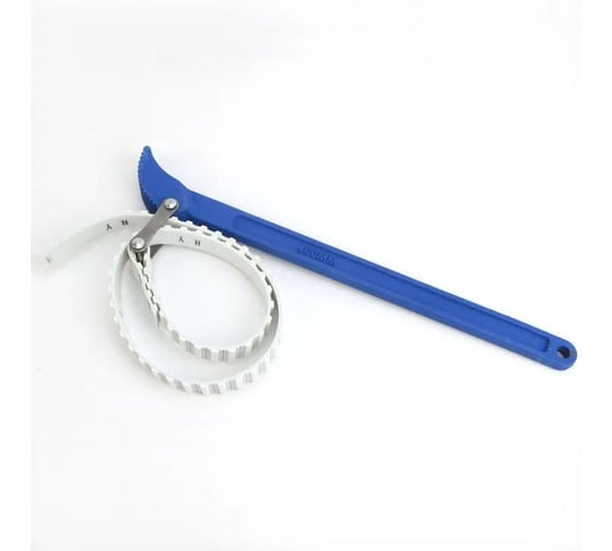 Изображение товара Ременной ключ для масляного фильтра регулируемый ручной, 400мм Vitatools remennoy-klyuch-maslyanogo-filtra-400mm