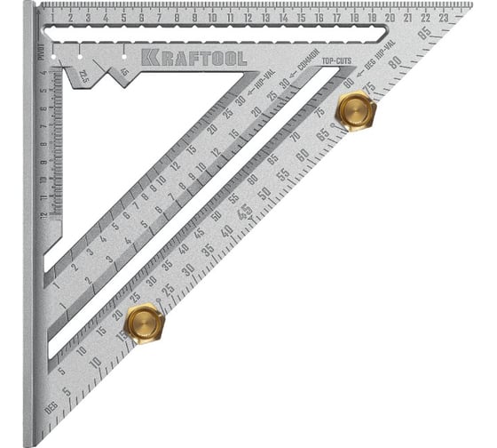 Изображение товара Высокоточный кровельный угольник KRAFTOOL 250 мм, 5-в-1 3441-25