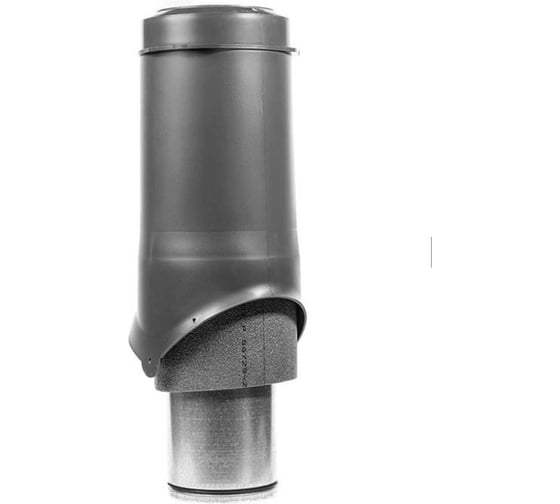 Изображение товара Выход вентиляции KROVENT Pipe-VT 125 ИЗ серый 098187