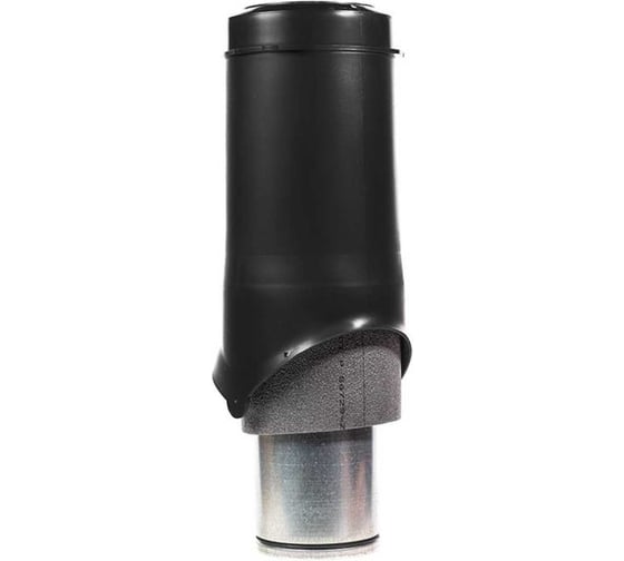 Изображение товара Выход вентиляции KROVENT Pipe-VT 125 ИЗ черный 098186