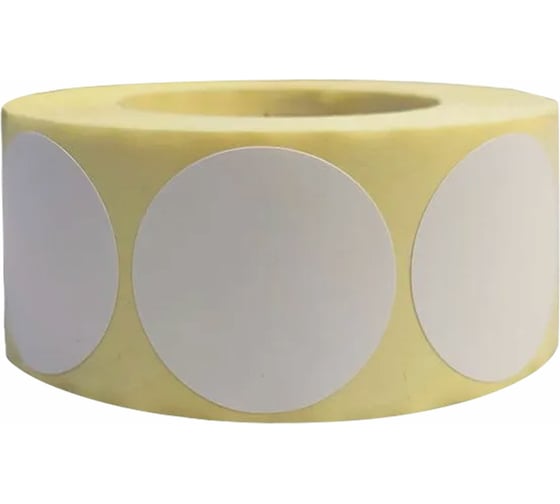 Изображение товара Этикетки для Честного Знака термотрансферные ОФИСМАГ ПОЛУГЛЯНЕЦ круг. 20мм КОМПЛЕКТ 5 рул. по 2000 эт 117623