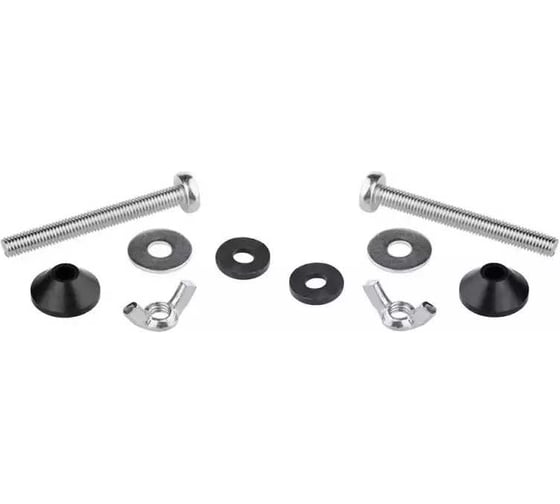 Изображение товара Крепление ООО ПКФ Сварком для бачка металл. с гайкой барашек М8 к/т (131752) (уп/2шт.) СанТех s072327