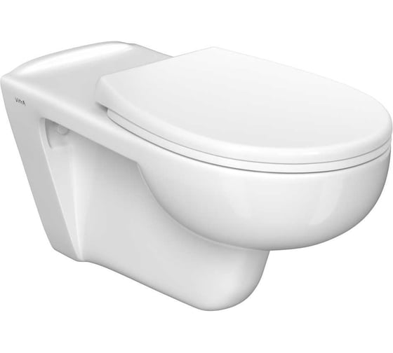 Изображение товара Подвесной безободковый унитаз VITRA Conforma с сиденьем для людей с ограниченными возможностями 5810B003-6234