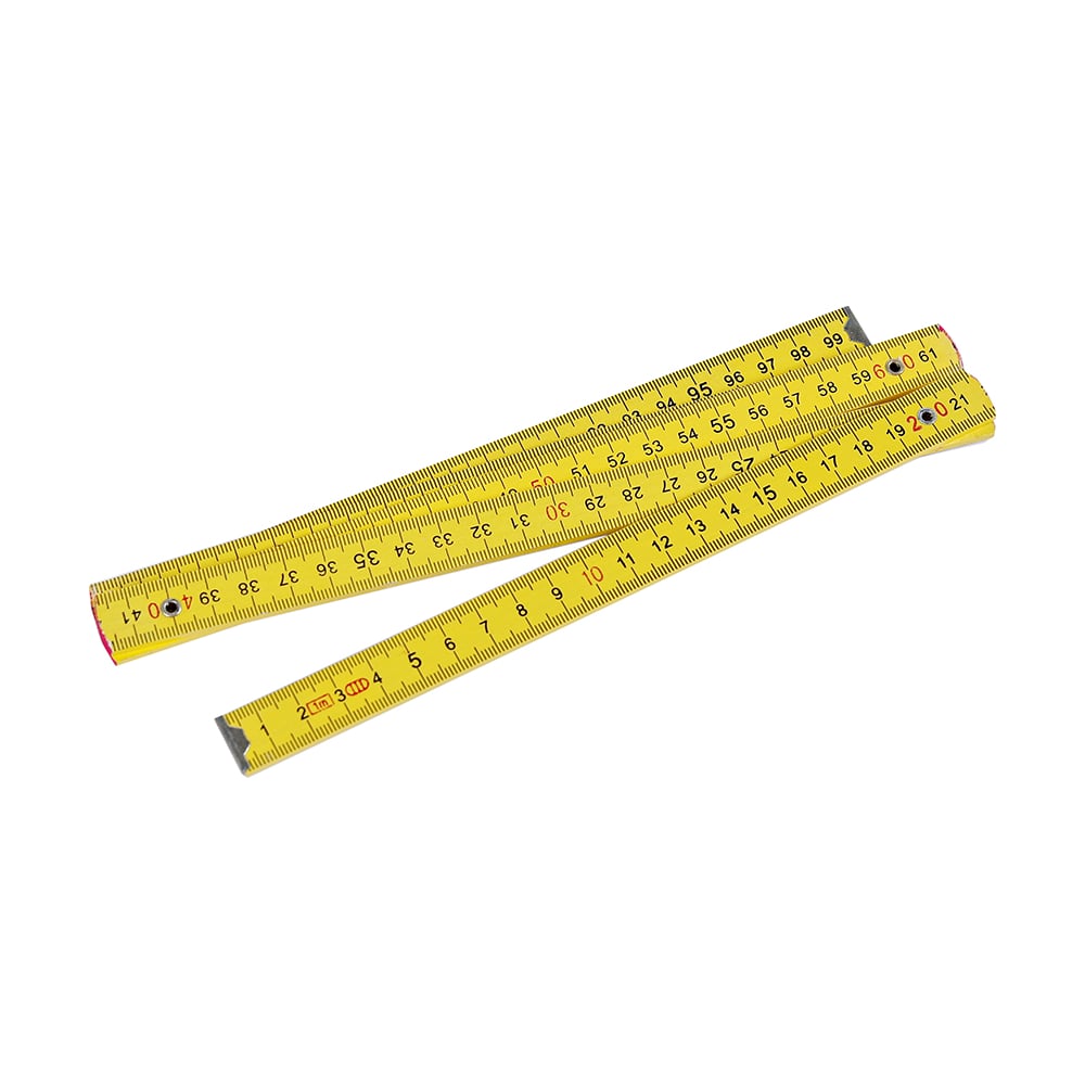 Изображение товара Линейка измерительная Крал дерево, складная 1м (желтая) (10 шт.) 2861