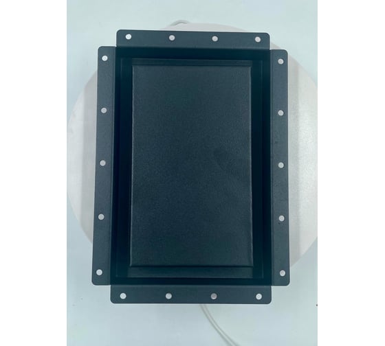 Изображение товара Решетка скрытого монтажа ВИЕНТО 200х130 с лицевой панелью 170х100, черная РСМ2013 black