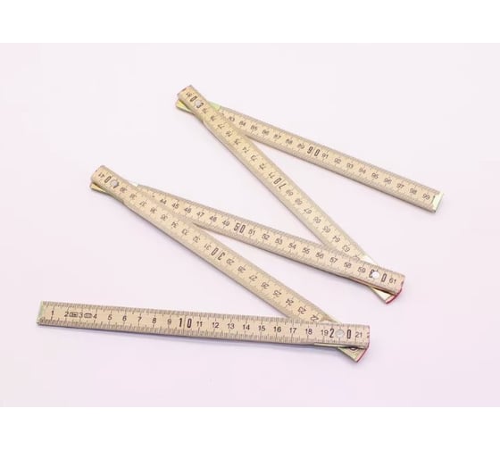 Изображение товара Линейка измерительная Крал дерево, складная 1м (10 шт.) 4348