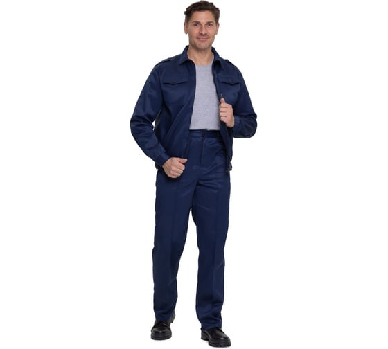 Изображение товара Костюм мужской Прабо Альфа синий, р. 112-116, рост 170-176 19096