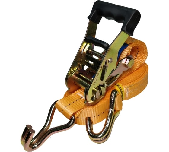 Изображение товара Стяжной ремень UVE 1,5/3 т, 6 м, 35 мм, ERGO, оранжевый RS2-35-3000-6-ergo-orange