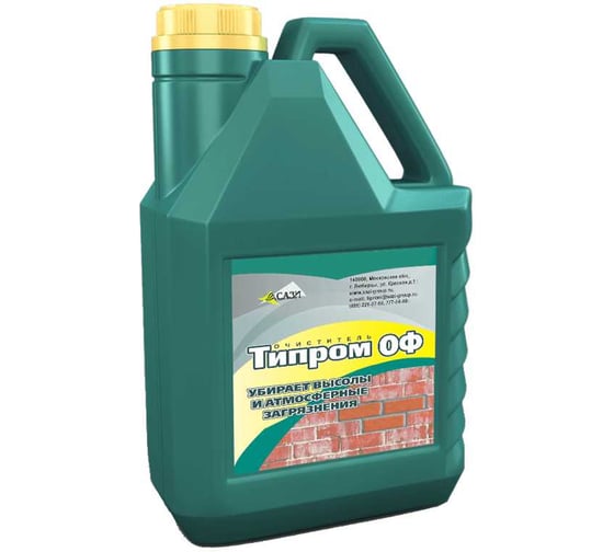 Изображение товара Очиститель фасадов для удаления высолов Типром ОФ 5л RM000006891