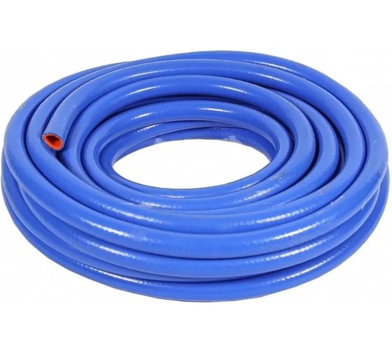 Изображение товара Шланг силиконовый армированный Крал Ф20, 2-х слойный, синий/оранжевый, 20 м бухта, 3540