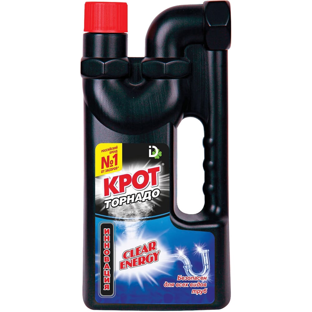 Изображение товара Средство для прочистки канализационных труб ОФИСМАГ КРОТ Торнадо 1кг